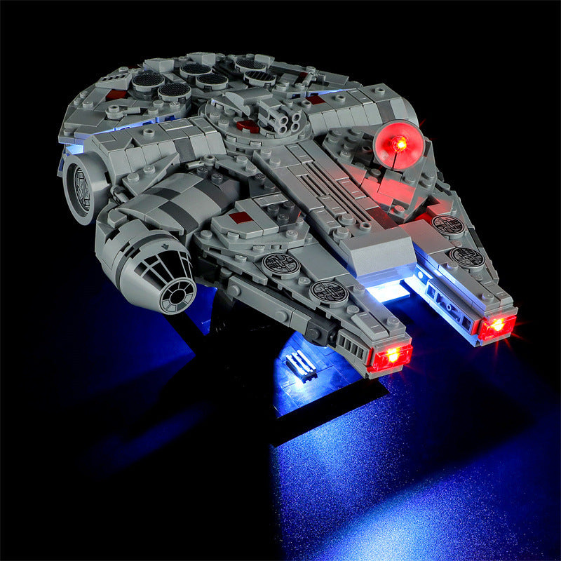 Compatible with LEGO 75375 Millennium Falcon LED lighting, Star Wars luminous building blocks, lighting toys