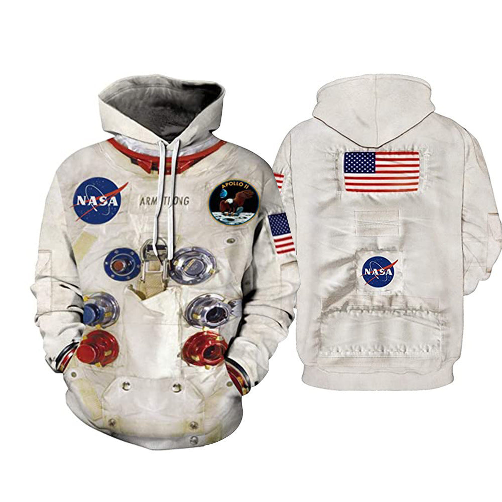 NASA Space Suit 3D Digital Printed Hoodie Men's and Women's Hoodies