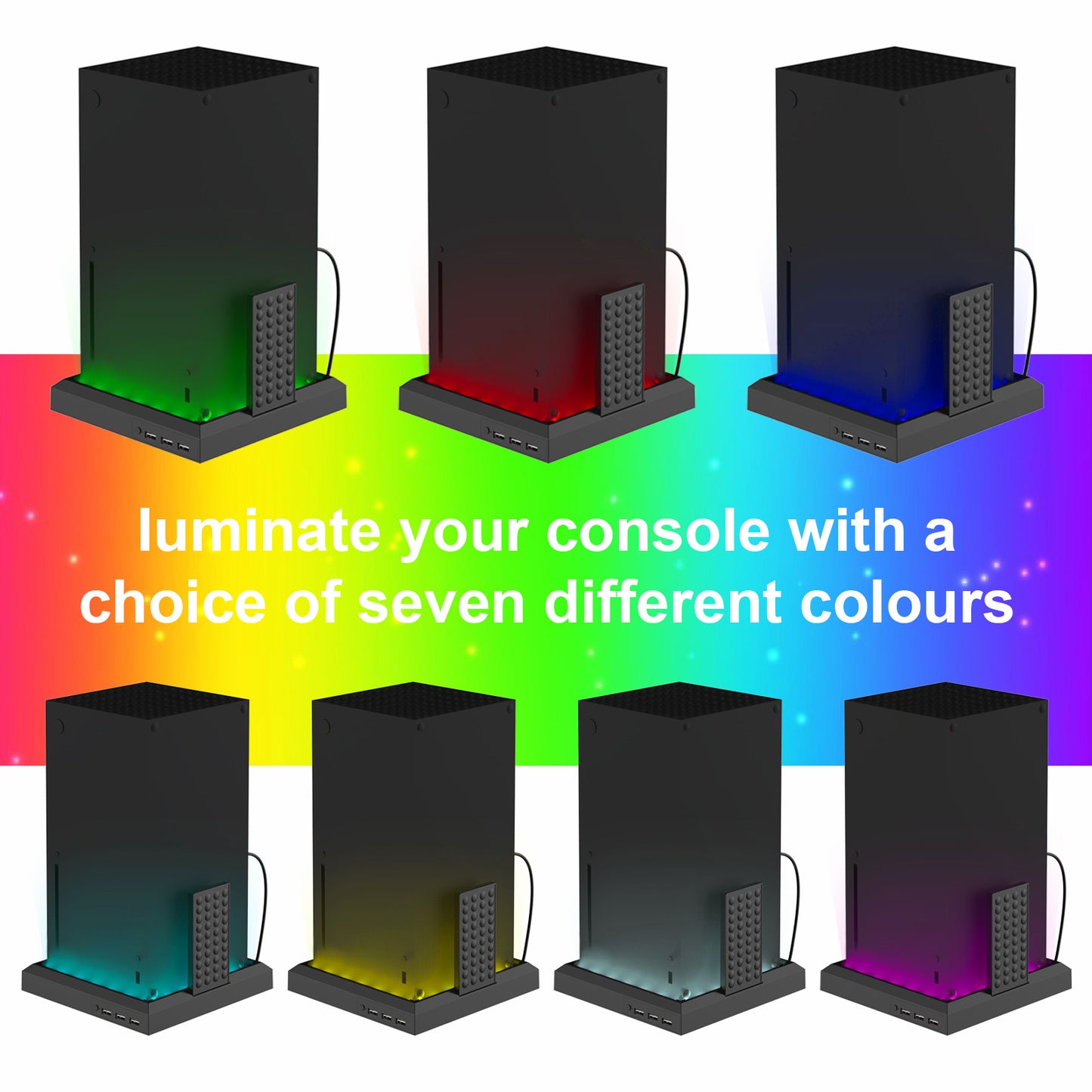 XBOX Series X/S controller, host, ambient lighting effect, RGB seven color luminous base, game peripheral accessories