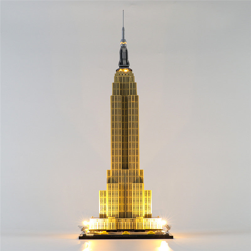 YEABRICKS is compatible with LEGO LED lighting for building 21046 Empire State Building DIY lighting accessories