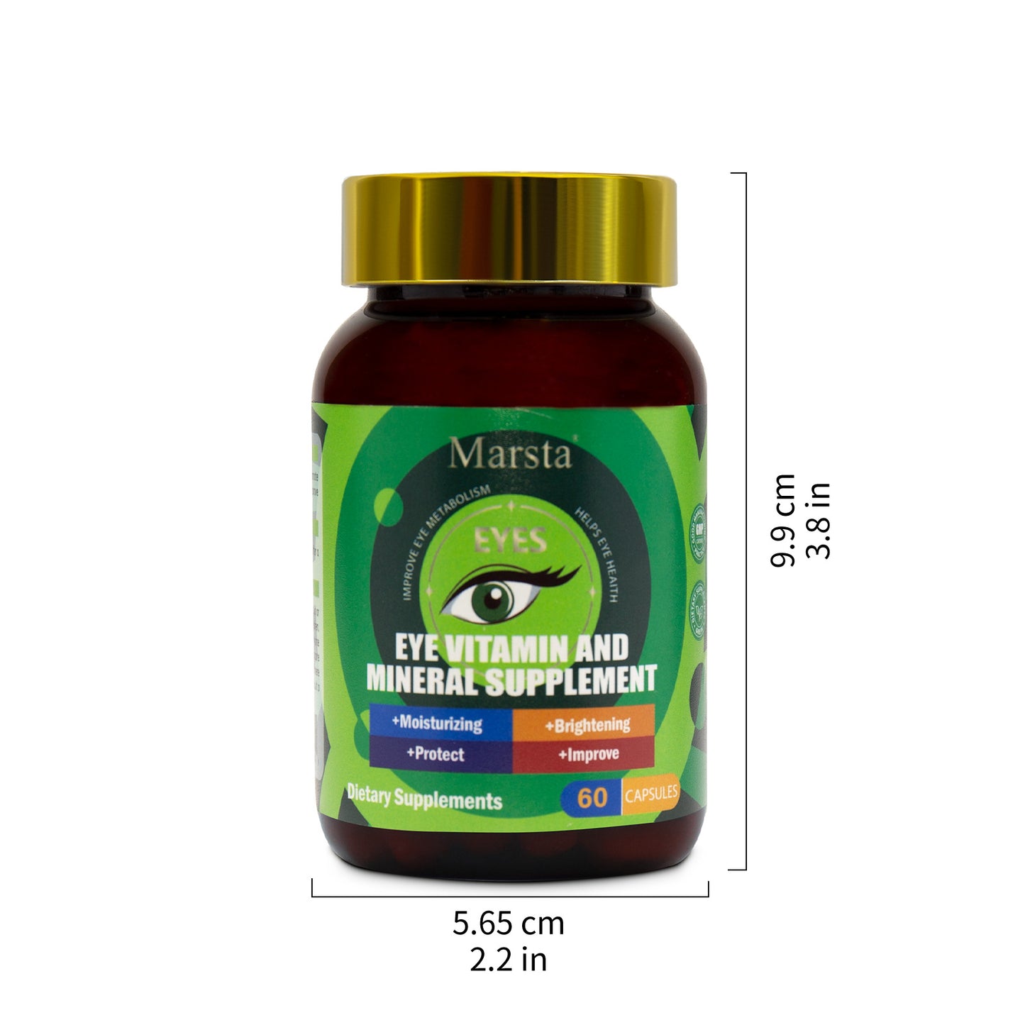 Eye Vitamin and Mineral Supplement Capsules Lutein Tablets