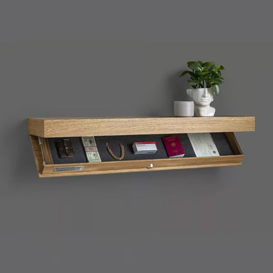 Magicflap Hidden Shelf - Wall-Mounted with Secret Compartment, a Floating Storage Solution.