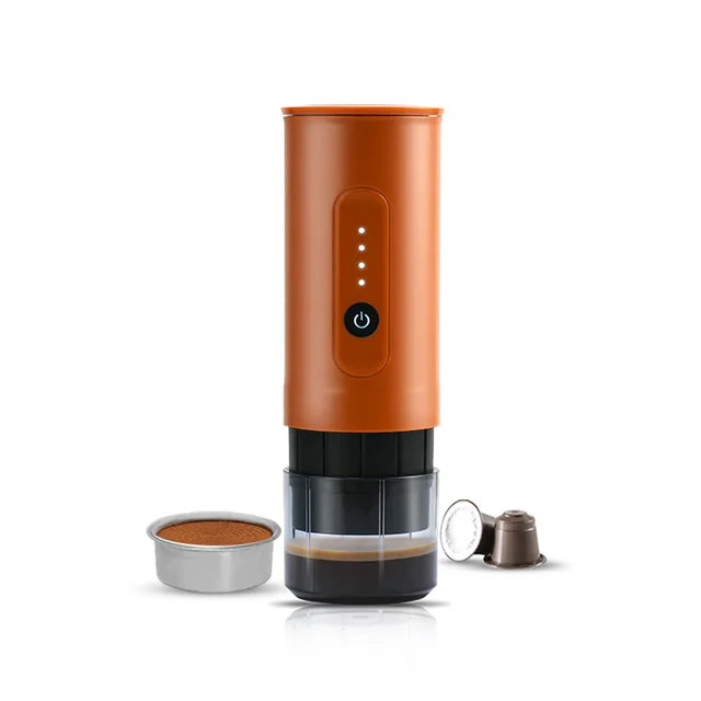 portable outdoor Italian coffee machine handheld electric coffee powder capsule dual-use travel car charging