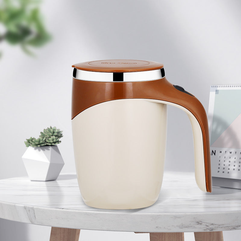 Coffee Stirring Cup Automatic Stirring Cup Magnetic Rotation Electric Milk Cup Mug 304 Stainless Steel