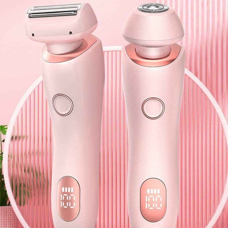 Hair removal device for women dual headed shaving device private hair trimmer electric hair scraper women's hair removal device