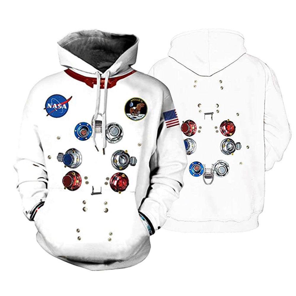 NASA Space Suit 3D Digital Printed Hoodie Men's and Women's Hoodies