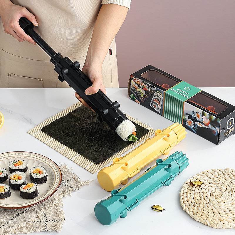 Convenient And Quick To DIY Sushi Making Mold Tool Set Bazooka For The Kitchen