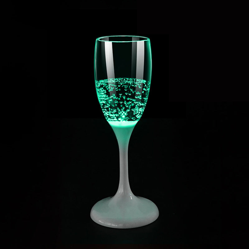 Creative Water Sensing Wedding luminous Glasses cup Party Supplies Novelty LED Light Up Wine bottles for Party Club Bar Drinking