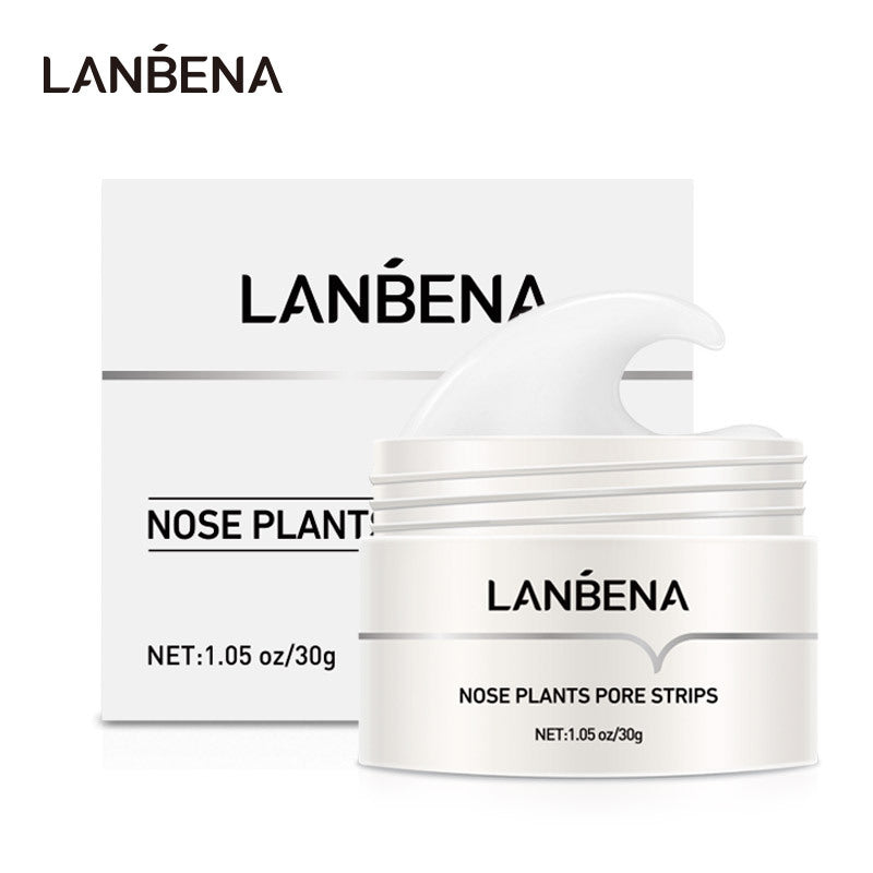 LANBENA Blackhead Nasal Mask with blackhead absorbing paper tear-off type to remove acne and clean nose for men and women