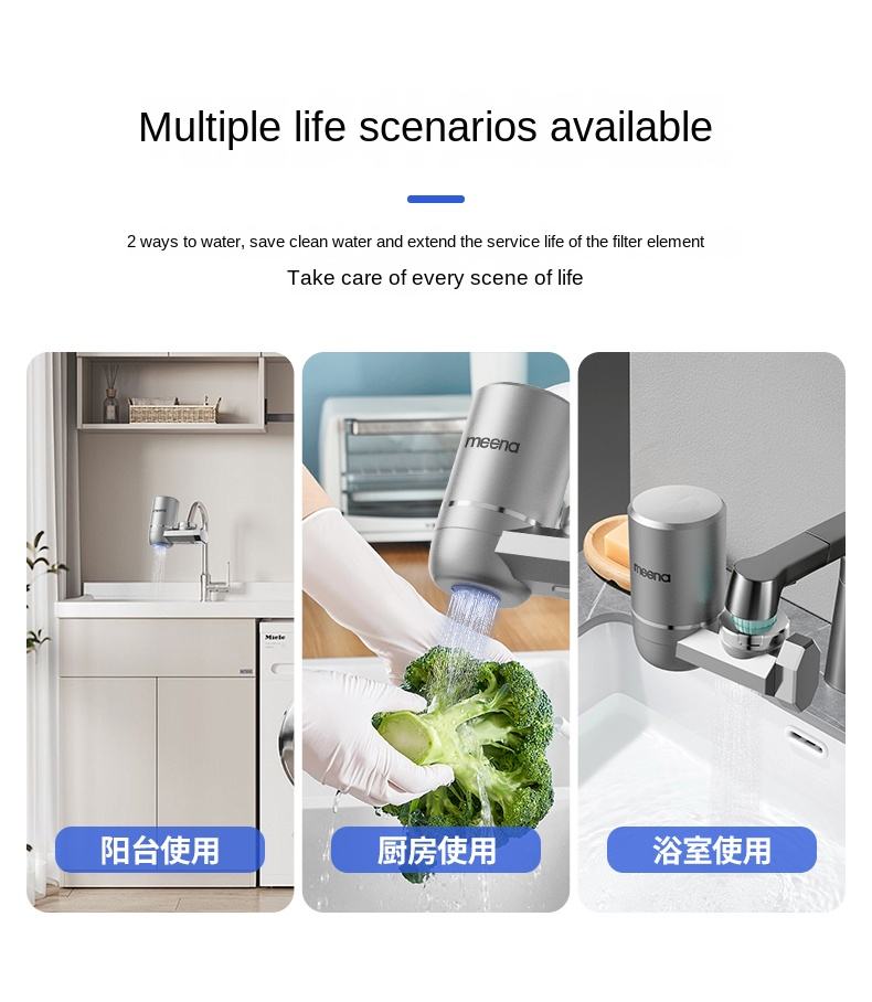 Water Digital Intelligent Display Faucet Purifier Shower Tap Filter for Kitchen