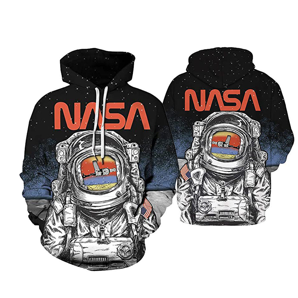 NASA Space Suit 3D Digital Printed Hoodie Men's and Women's Hoodies