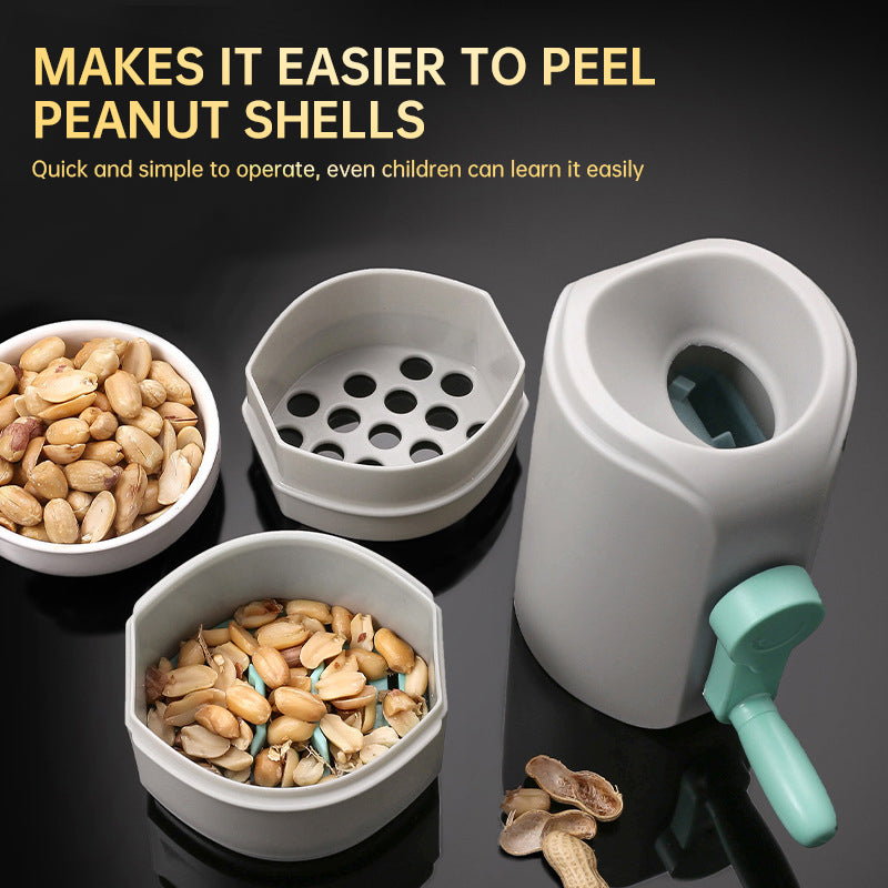 Hand-operated Peanut Shelling Tool for Peanuts and Pistachios, Kitchen Gadget for Shelling and Peeling