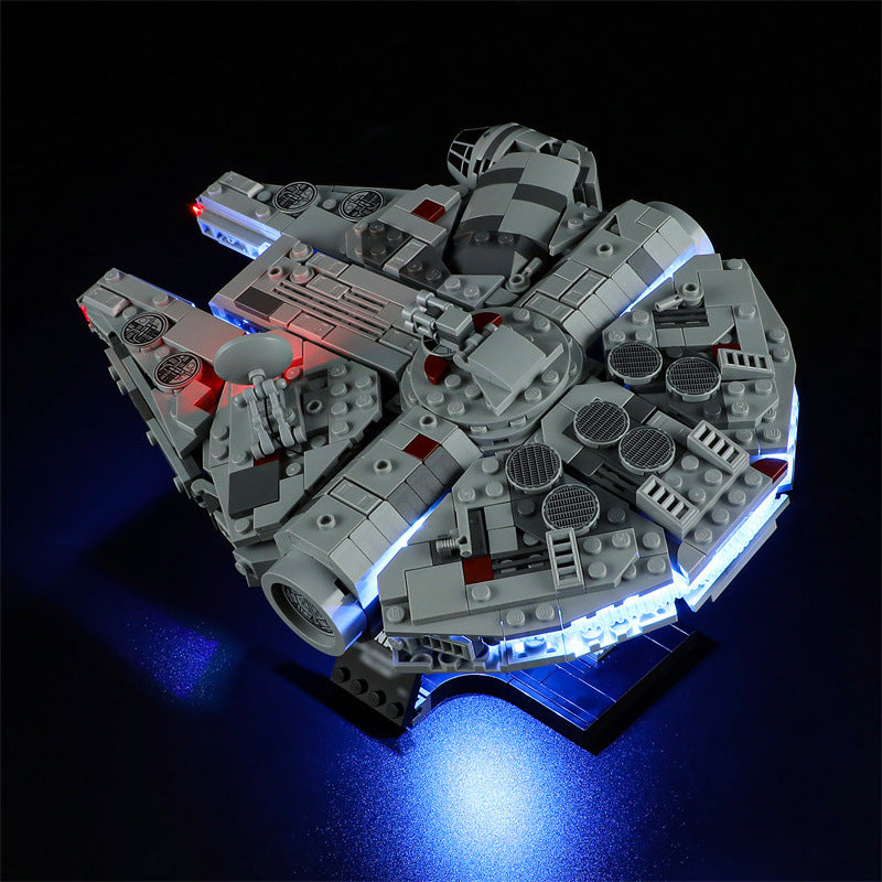 Compatible with LEGO 75375 Millennium Falcon LED lighting, Star Wars luminous building blocks, lighting toys