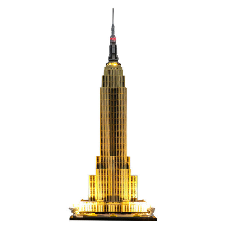 YEABRICKS is compatible with LEGO LED lighting for building 21046 Empire State Building DIY lighting accessories