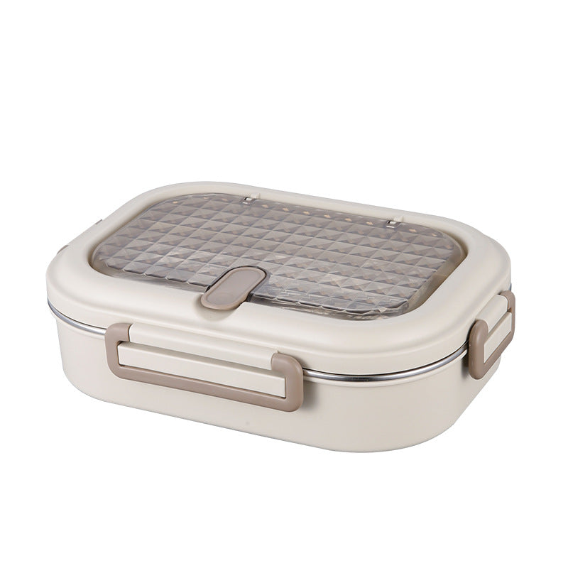 Large capacity 304 stainless steel insulation three-compartment lunch box