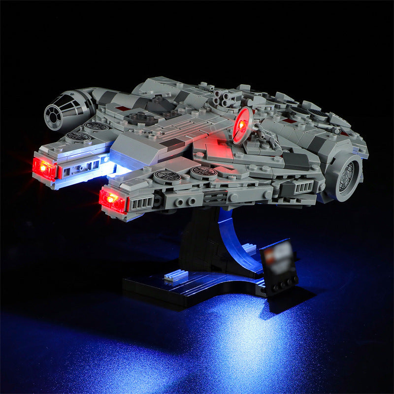 Compatible with LEGO 75375 Millennium Falcon LED lighting, Star Wars luminous building blocks, lighting toys