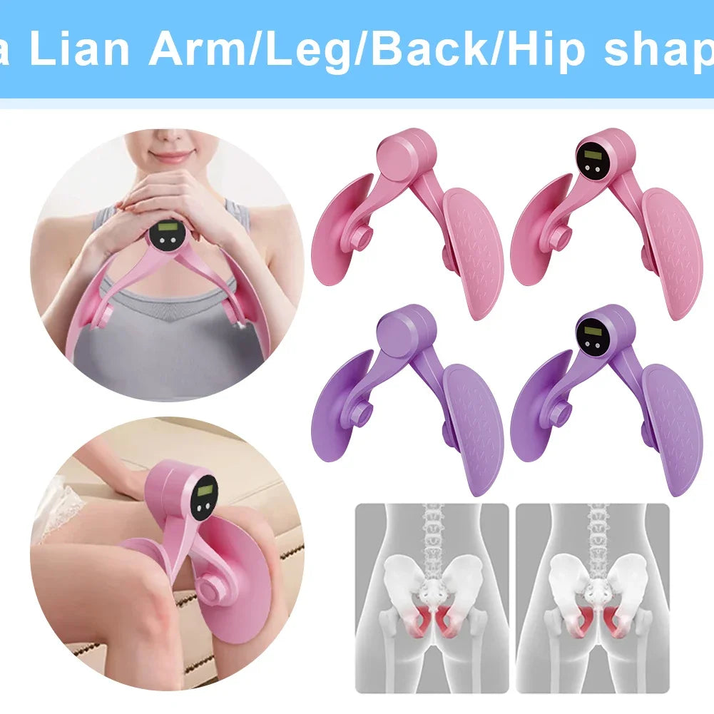 Yoga Leg Clamp Pelvic Floor Muscle Trainer Leg Inner Kegel Exercise Female Postpartum Repair Leg Beauty