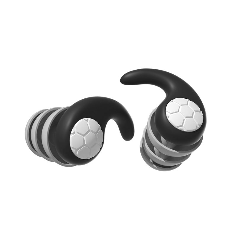 New soundproof and noise reducing earplugs silicone waterproof swimming dormitory noise filter hearing protection