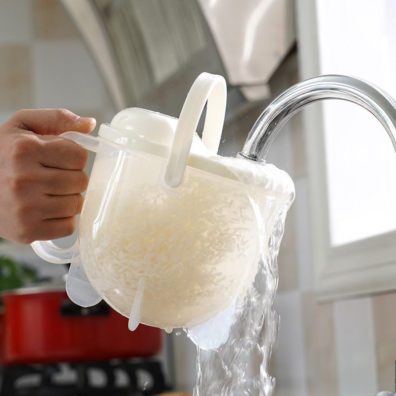 Super Practical Creative Fashion Quick Wash The Washing Rice Device Rice Of Multifunctional Washer Rice Washing Bowl