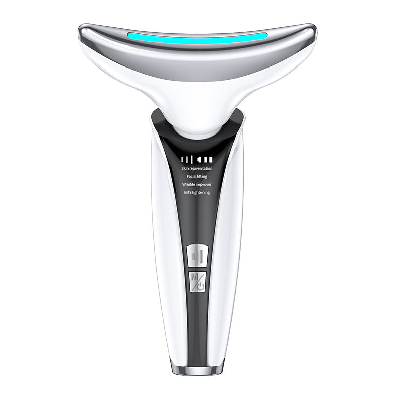 Hot Sell Skin Rejuvenation Tightening Anti-aging Face Neck Lifting Massager Led Photon Therapy Face And Neck Lifting Device