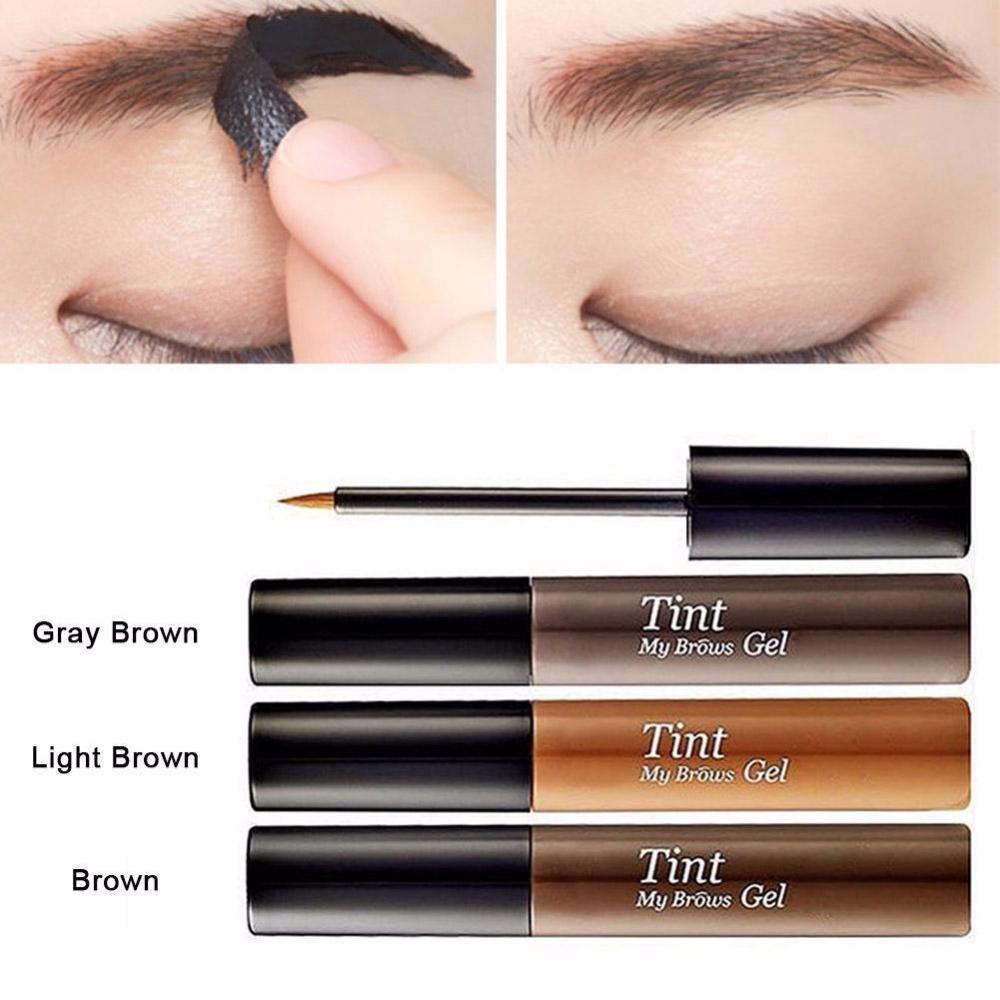 Peel off Eyebrow Enhancer Tint Gel Tattoo Makeup Eyebrow Cream Dye Color Natural 3 Days Long Lasting