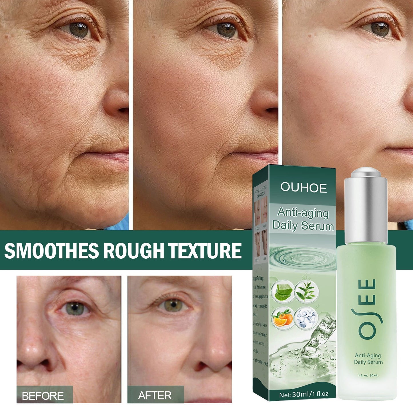 OUHOE Essence collagen replenishing essence whitening freckle removal facial essence brightening hydrating moisturizing