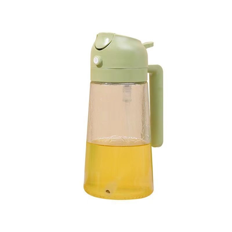 2 IN 1 Glass Oil Dispenser & Olive Oil Mister Sprayer Bottle for Kitchen Frying Grilling Salad BBQ