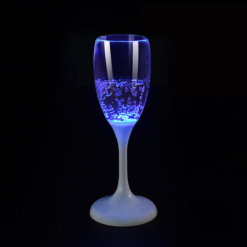 Creative Water Sensing Wedding luminous Glasses cup Party Supplies Novelty LED Light Up Wine bottles for Party Club Bar Drinking