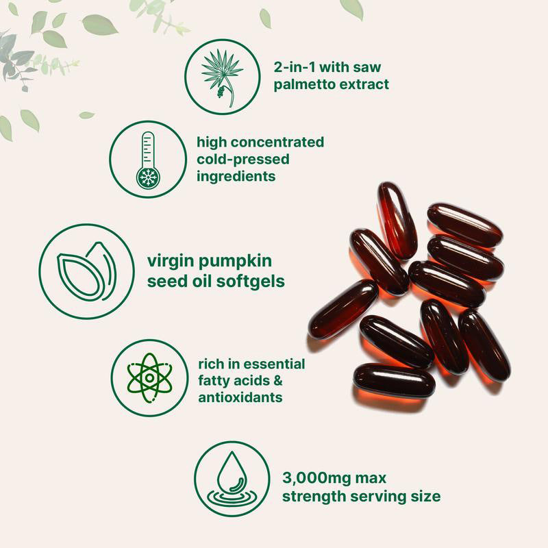 Pumpkin Seed Oil Extract Soft Capsules