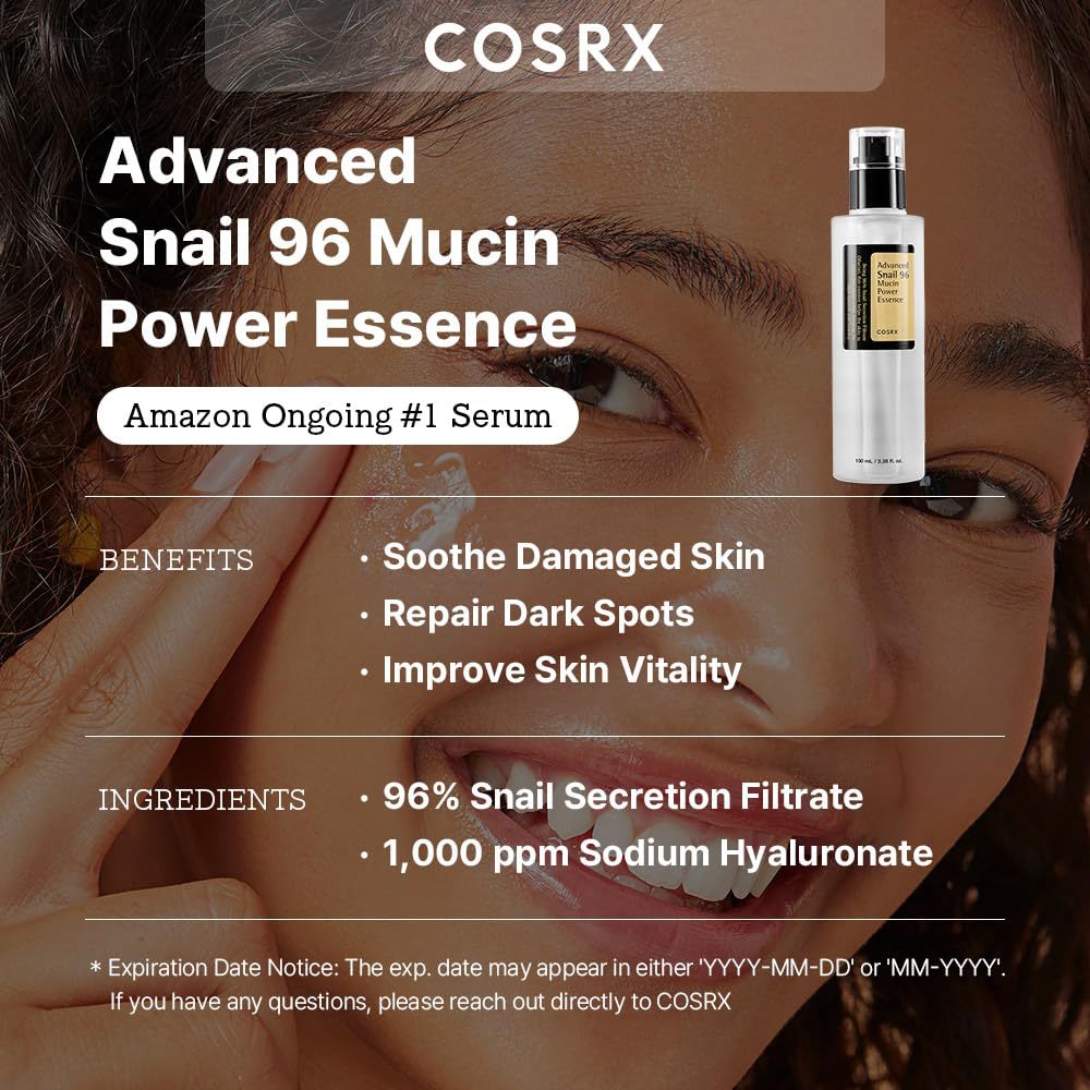 Cosrx snail serum collagen liquid facial essence liquid hydrating moisturizing essence 100ml