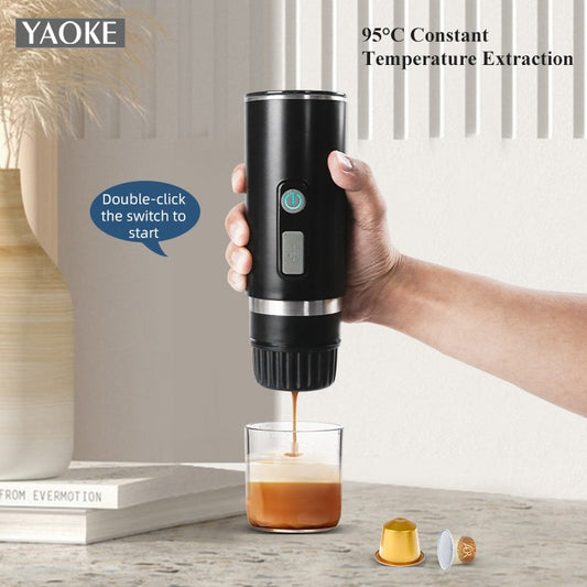 Yaoke portable fully automatic Italian espresso capsule coffee machine large and small capsule coffee powder universal