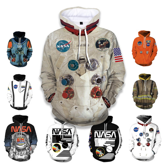 NASA Space Suit 3D Digital Printed Hoodie Men's and Women's Hoodies