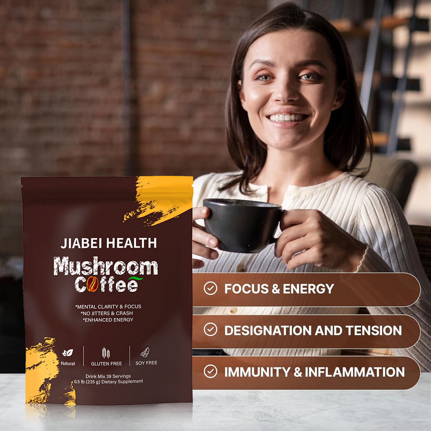 Mushroom Coffee Bagged Mushroom King Small Turkey Tail Mushroom Coffee