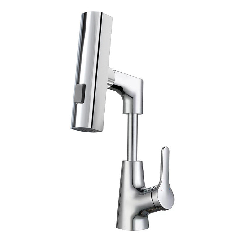 Intelligent Digital Display Faucet Pull-out Basin Faucet Temperature Digital Display Rotation