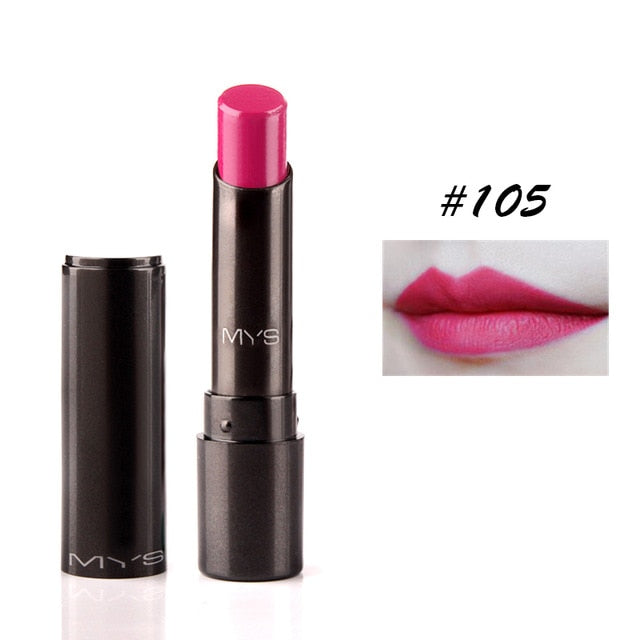 MYS Brand Beauty Matte Lipstick Long Lasting Tint Lips Cosmetics Lipgloss Maquiagem Makeup Red Batom