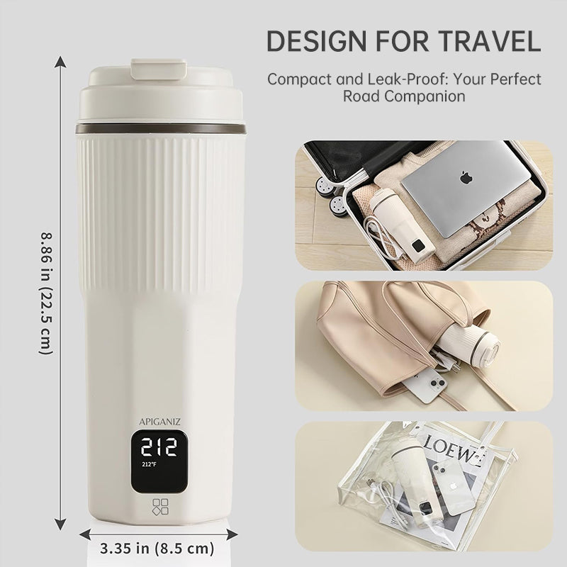 Portable Multifunctional Electric Kettle: Heating Cup, Stew Cup, Health - Preserving & Thermo Pot, Mini Travel Teapot