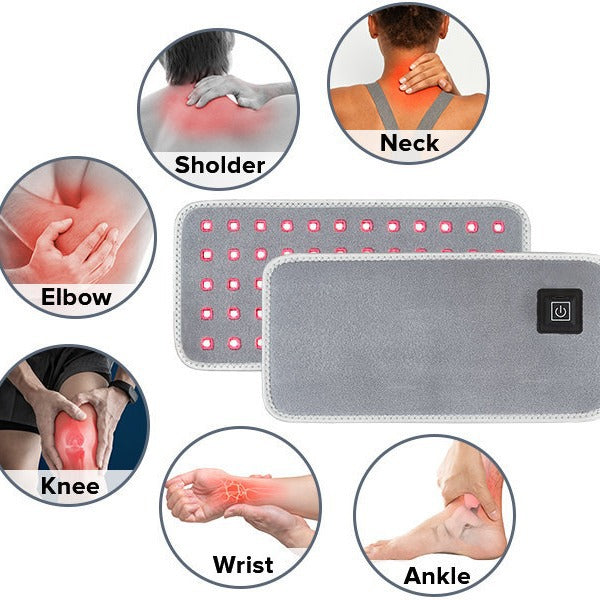 60 LEDs  Infrared Therapy Pad for Lumbar Disc Herniation: Compact, Portable, and Promotes Blood Circulation