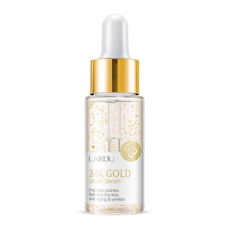 LAIKOU Serum Japan Sakura Essence Anti-Aging Hyaluronic Acid Pure 24K Gold Whitening Vitamin C The Ordinary Skin Care Face Serum