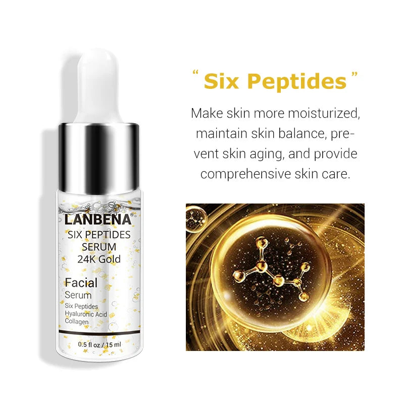 LANBENA Hyaluronic Acid Serum Blackhead Removing Moisturizing Acne Treatment Skin Care Repair Whitening Anti-Aging Winkles 15ml